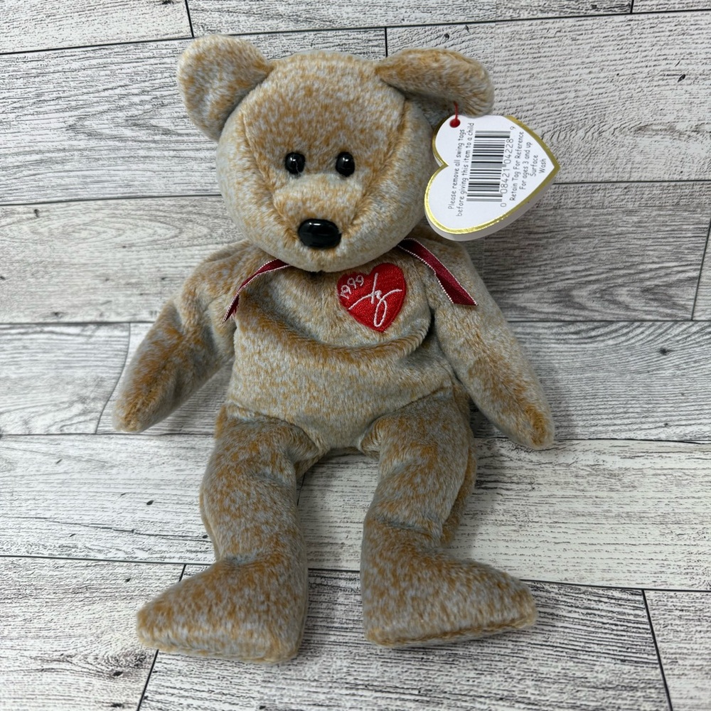 TY Beanie Baby Bear Rare 1999 Signature Bear Vintage